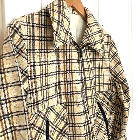 INOV Vintage Bomber Jacket, Striped. - Picture 4 of 8